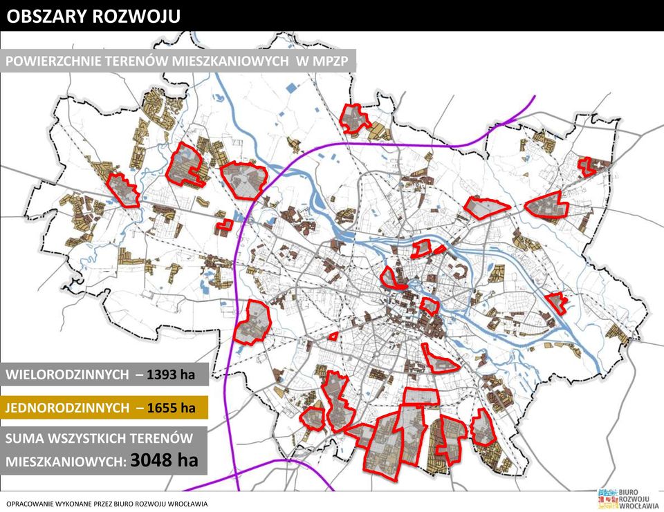 1393 ha JEDNORODZINNYCH 1655 ha SUMA