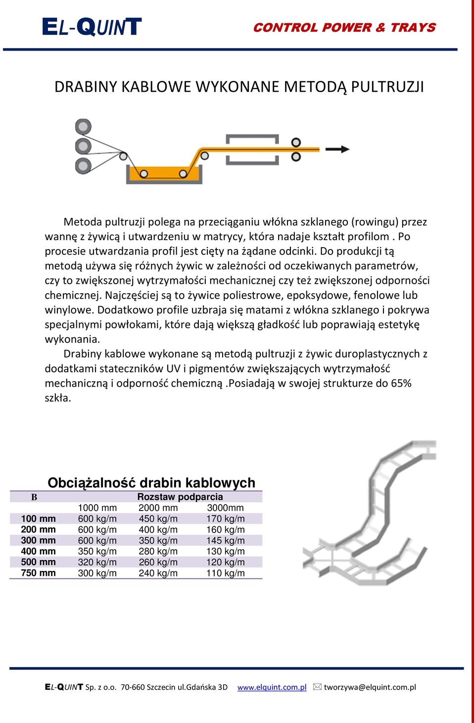 Do produkcji tą metodą używa się różnych żywic w zależności od oczekiwanych parametrów, czy to zwiększonej wytrzymałości mechanicznej czy też zwiększonej odporności chemicznej.