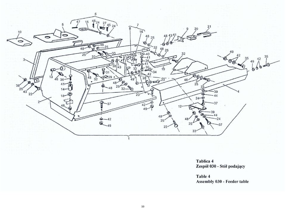 Table 4 - Assembly