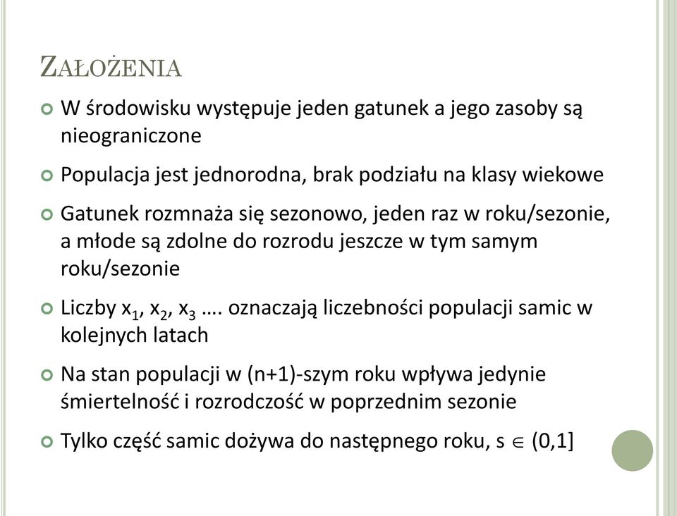 samym roku/sezonie Liczby x 1, x 2, x 3.