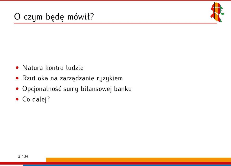 na zarządzanie ryzykiem