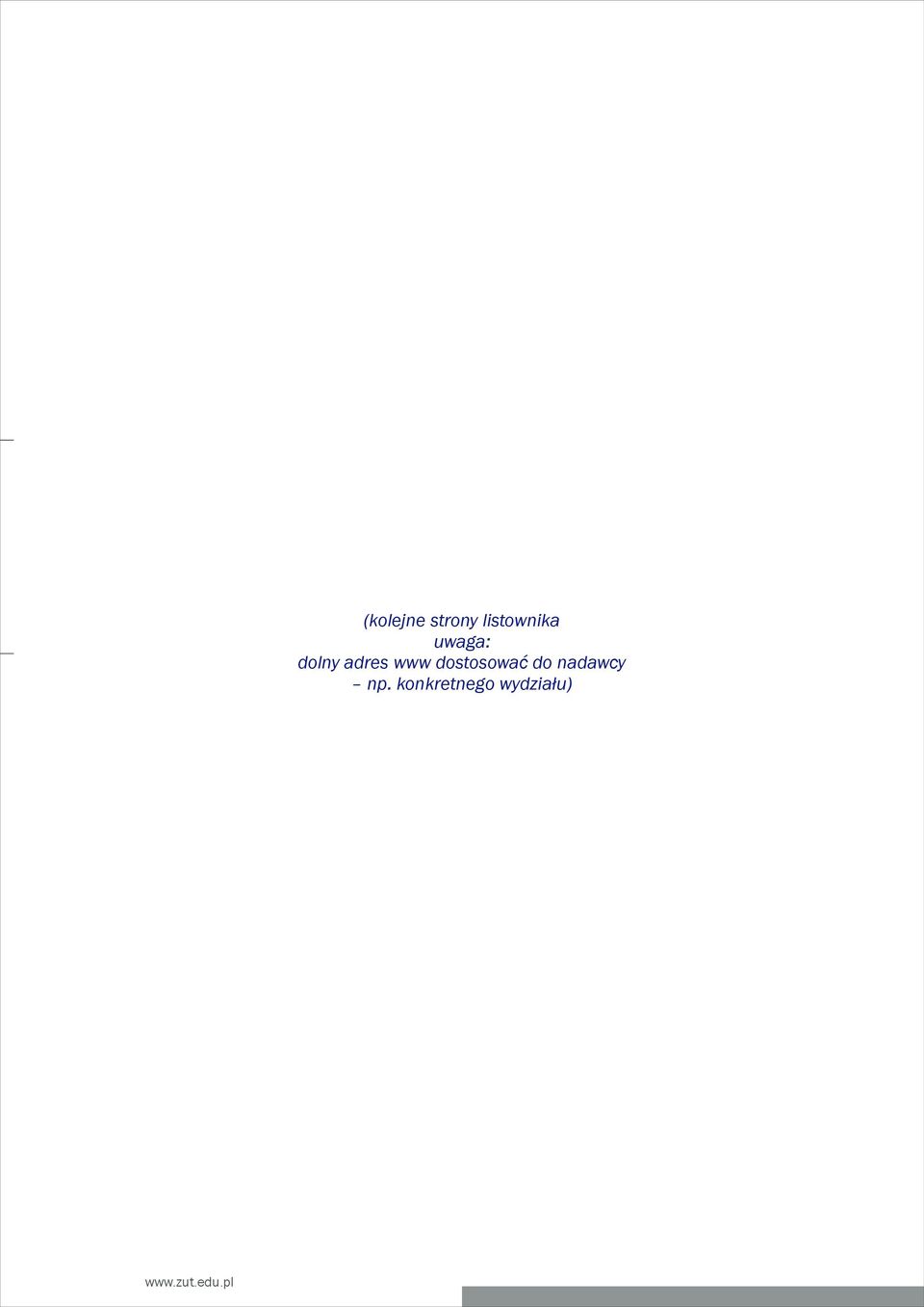 adres www dostosować do