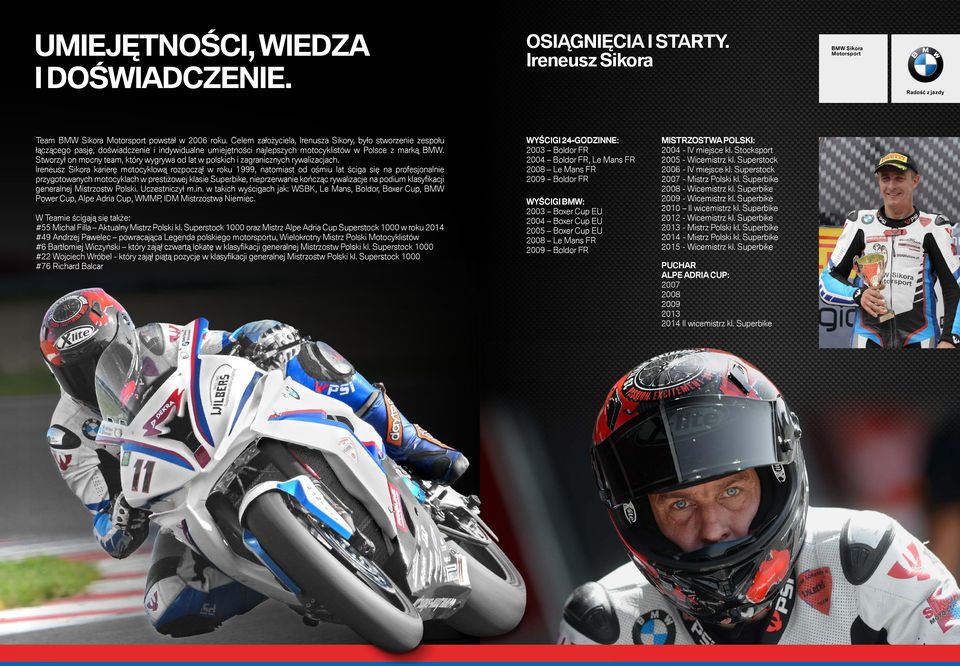 Stworzył on mocny team, który wygrywa od lat w polskich i zagranicznych rywalizacjach.