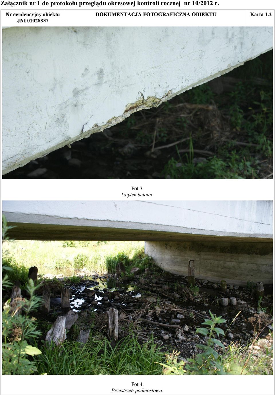 Nr ewidencyjny obiektu JNI 0028837 DOKUMENTACJA