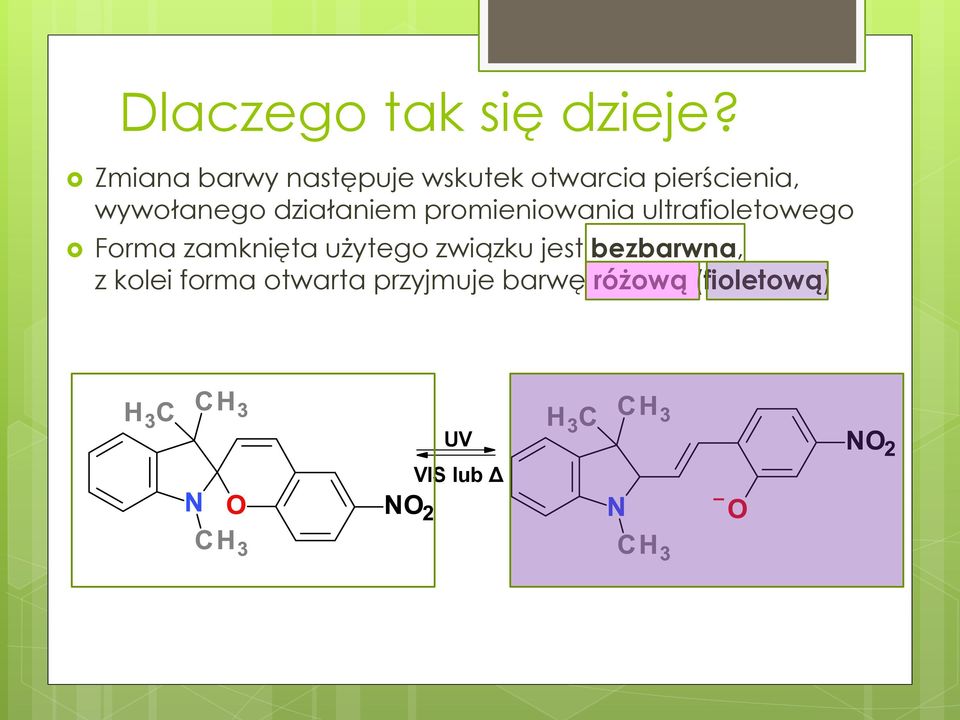 wywołanego działaniem promieniowania ultrafioletowego Forma