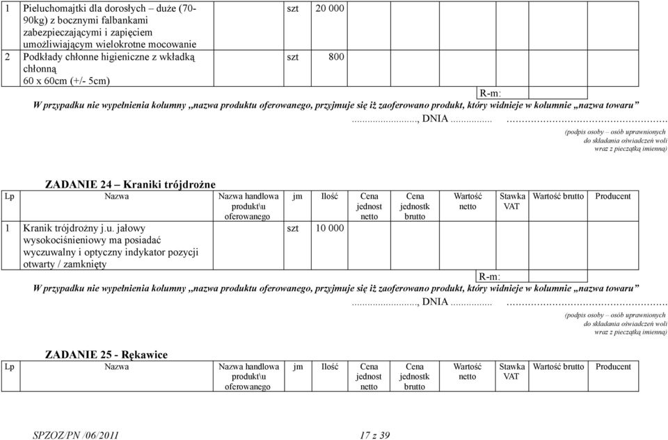 ZADANIE 24 Kraniki trójdrożne 1 Kranik trójdrożny j.u.