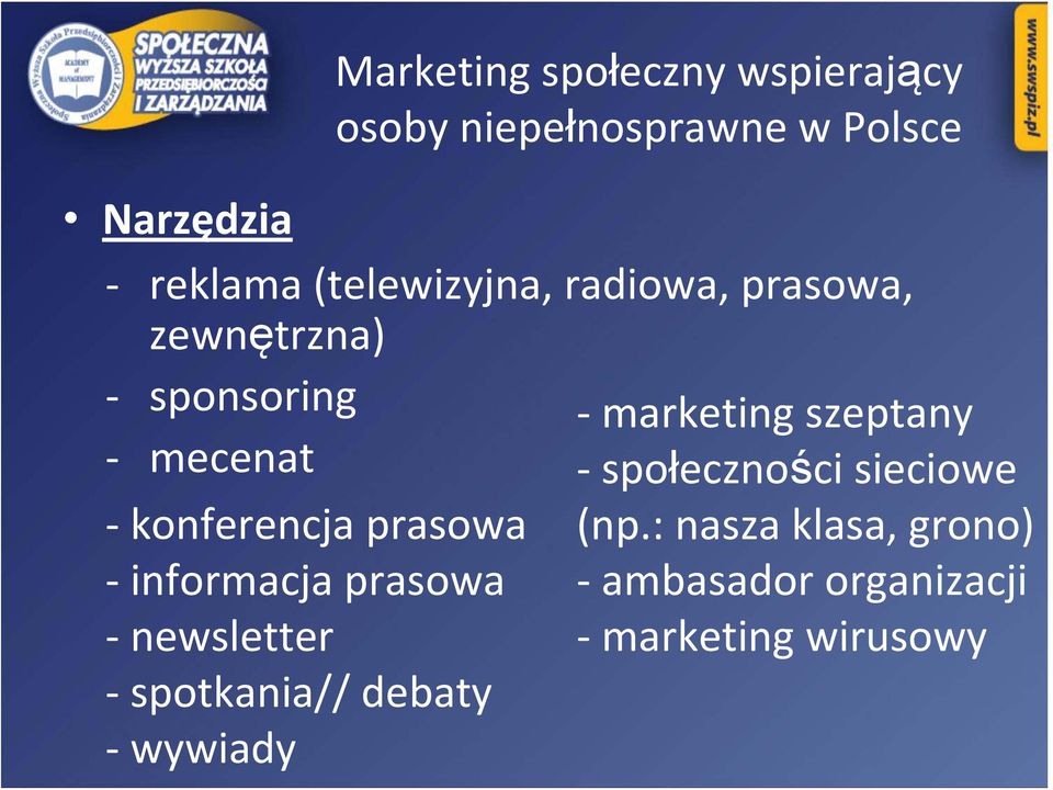 newsletter spotkania// debaty wywiady marketing szeptany