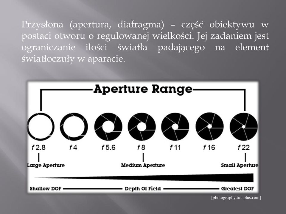 Jej zadaniem jest ograniczanie ilości światła