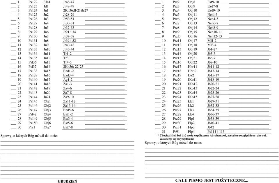 Jn17 Ag1-2 20 Ps141 Jn18 Za1-3 21 Ps142 Jn19 Za4-6 22 Ps143 Jn20 Za7-8 23 Ps144 Jn21 Za9-10 24 Ps145 Obj1 Za11-12 25 Ps146 Obj2 Za13-14 26 Ps147 Obj3 Ezd5-6 27 Psl48 Obj4 Est1-2 28 Ps149 Obj5 Est3-4