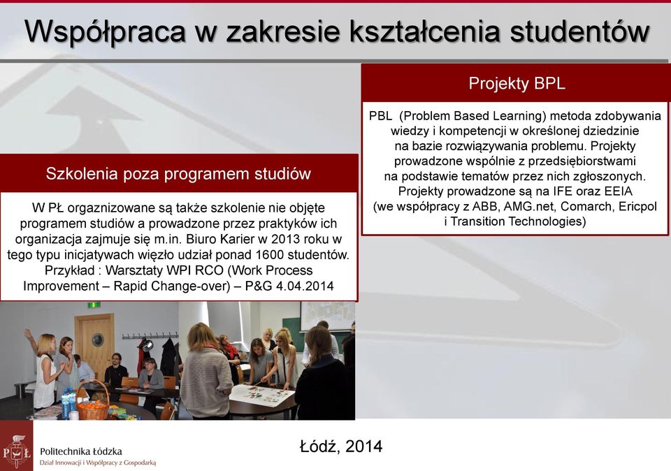 Przykład : Warsztaty WPI RCO (Work Process Improvement Rapid Change-over) P&G 4.04.