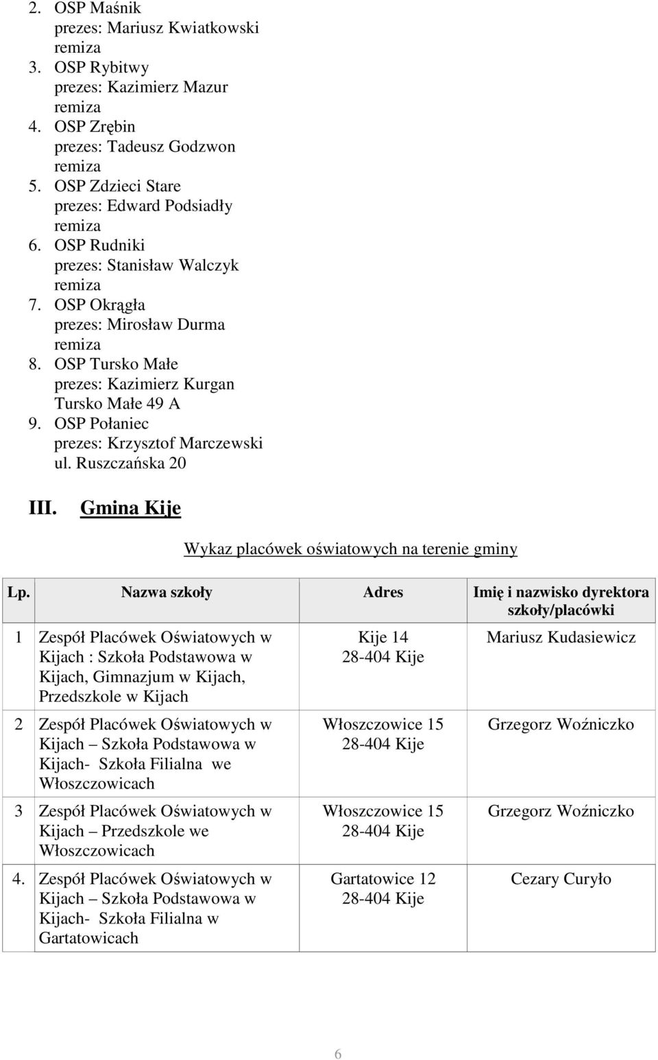 Ruszczańska 20 III.
