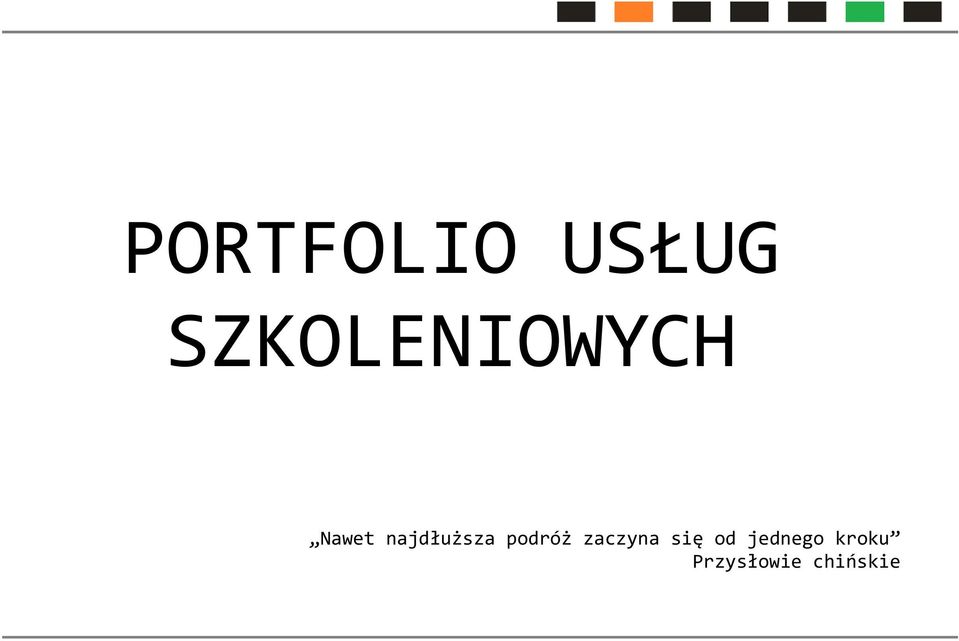 najdłuższa podróż zaczyna