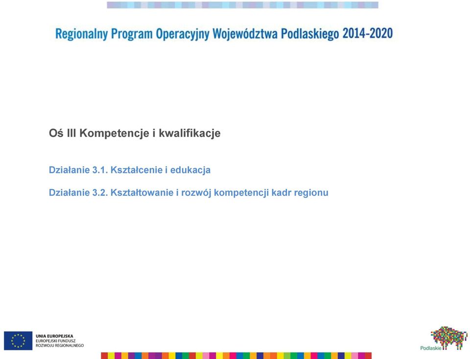Kształcenie i edukacja Działanie