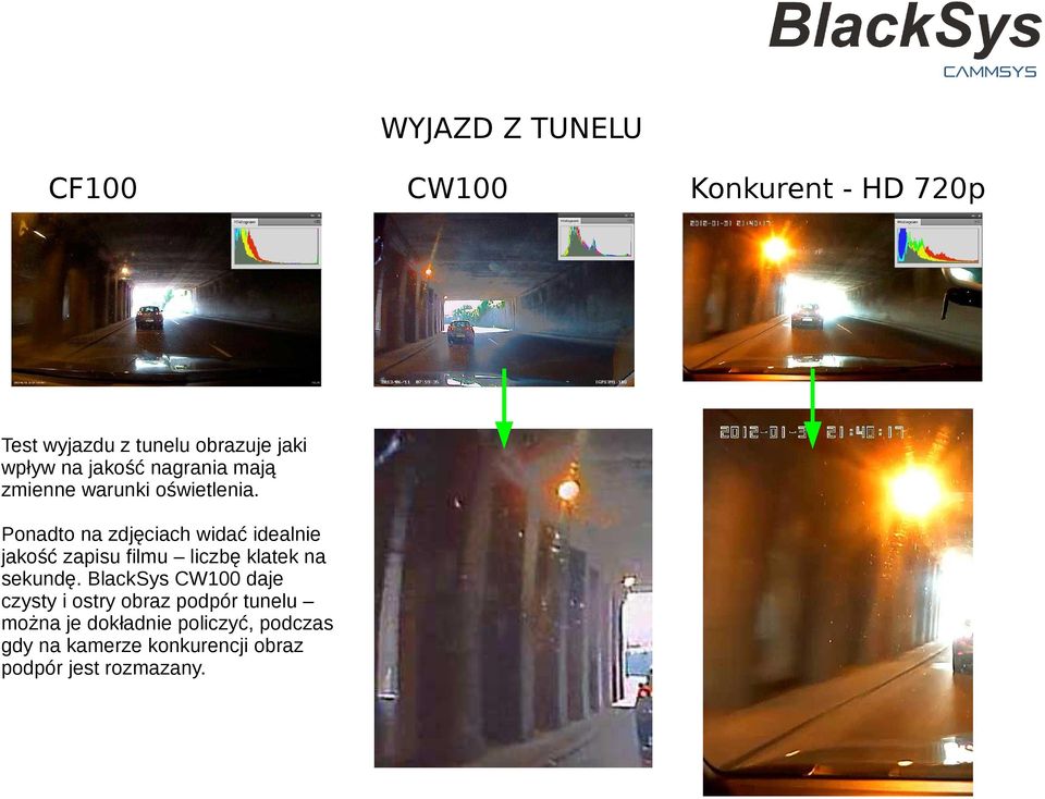 Ponadto na zdjęciach widać idealnie jakość zapisu filmu liczbę klatek na sekundę.