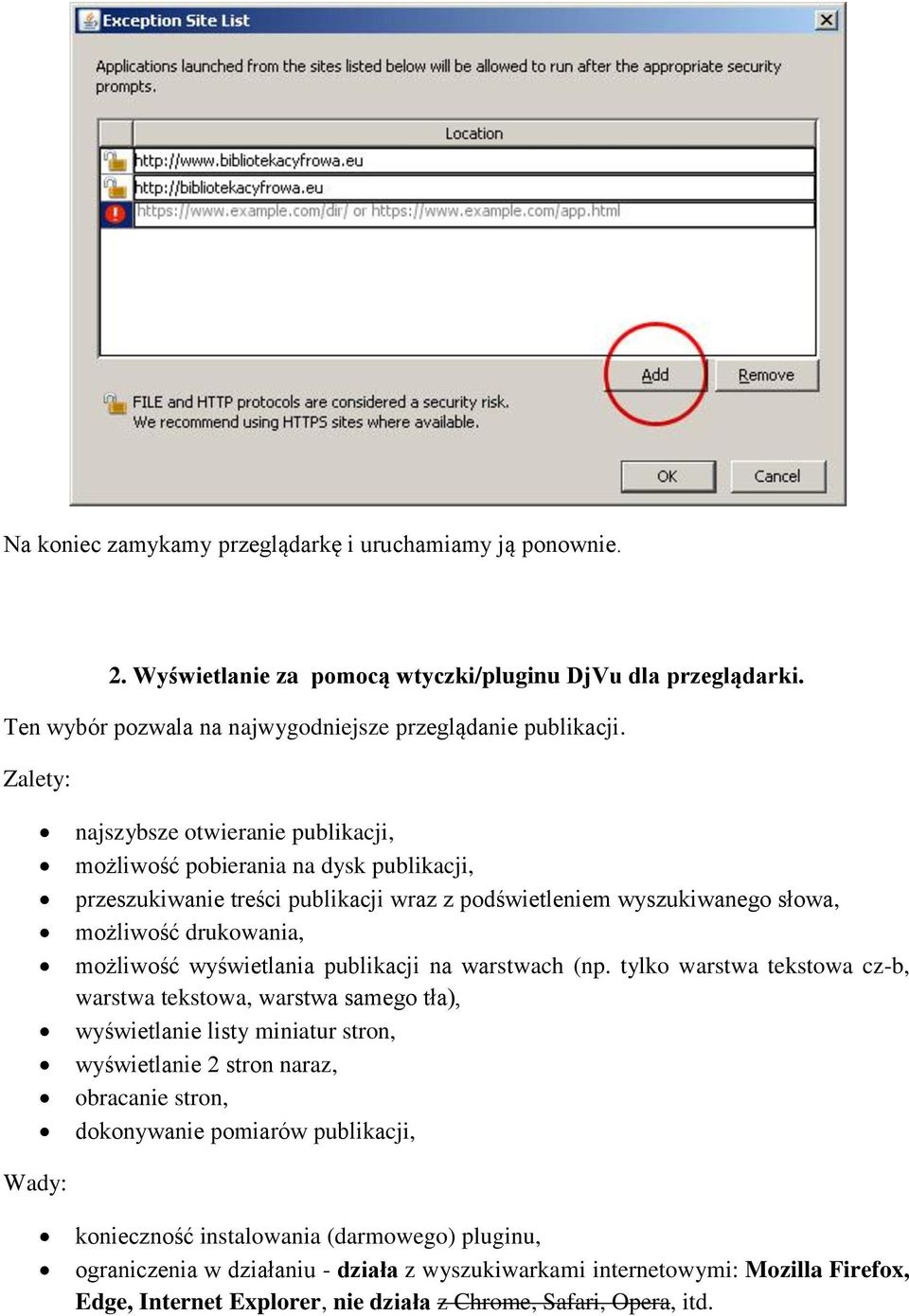 wyświetlania publikacji na warstwach (np.