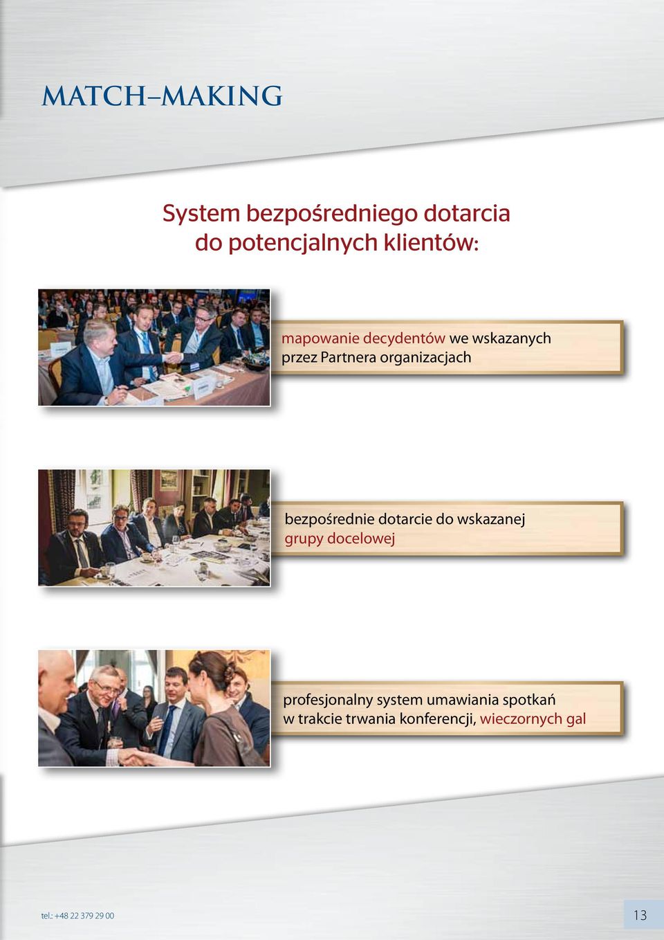 bezpośrednie dotarcie do wskazanej grupy docelowej profesjonalny system