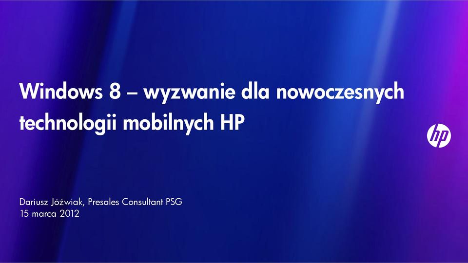 mobilnych HP Dariusz