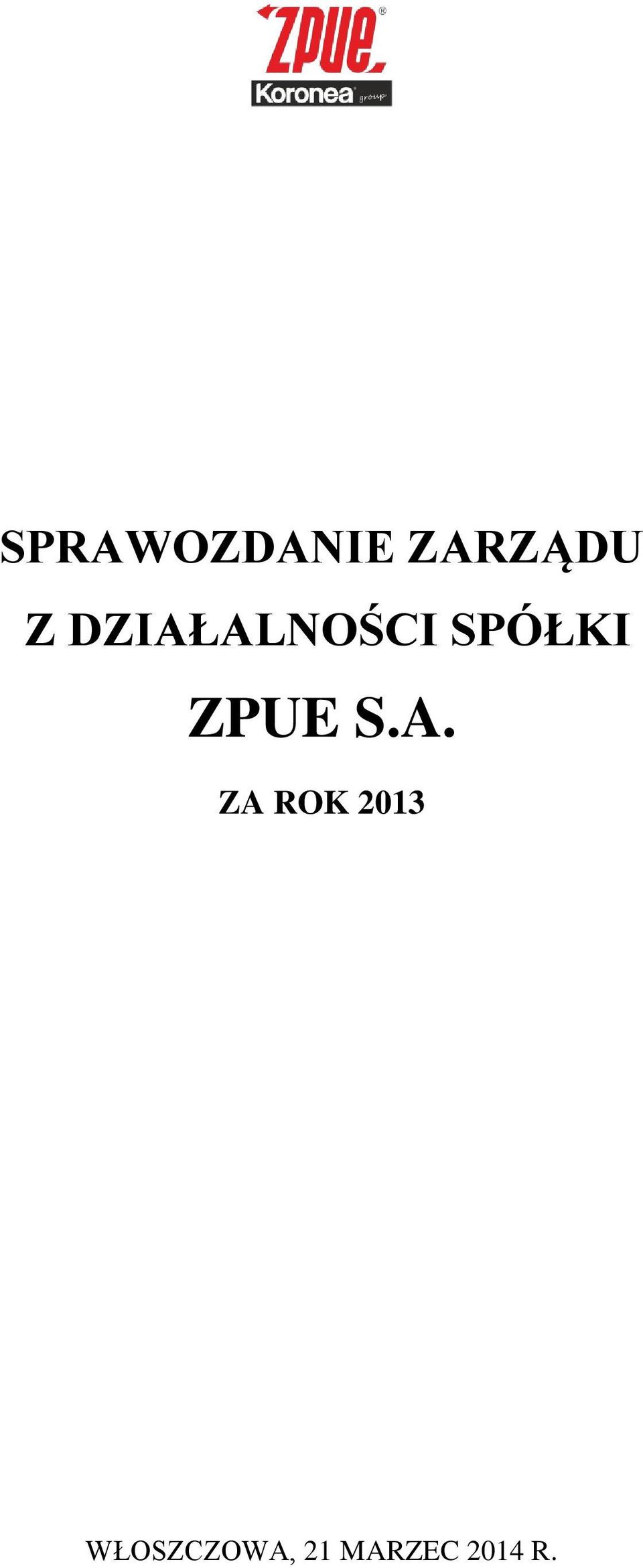 ZPUE S.A.