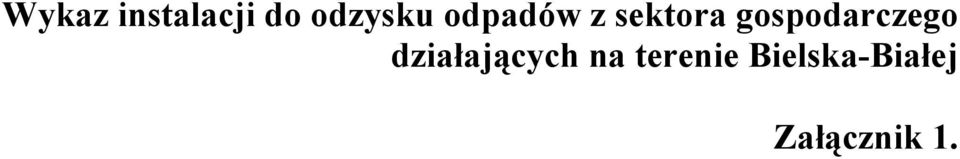 gospodarczego działających