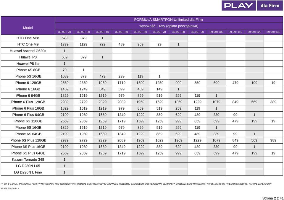 1369 1229 1079 849 569 389 iphone 6 Plus 16GB 1829 1619 1219 979 859 519 259 119 1 iphone 6 Plus 64GB 2199 1989 1589 1349 1229 889 629 489 339 99 1 iphone 6S 128GB 2569 2359 1959 1719 1599 1259 999