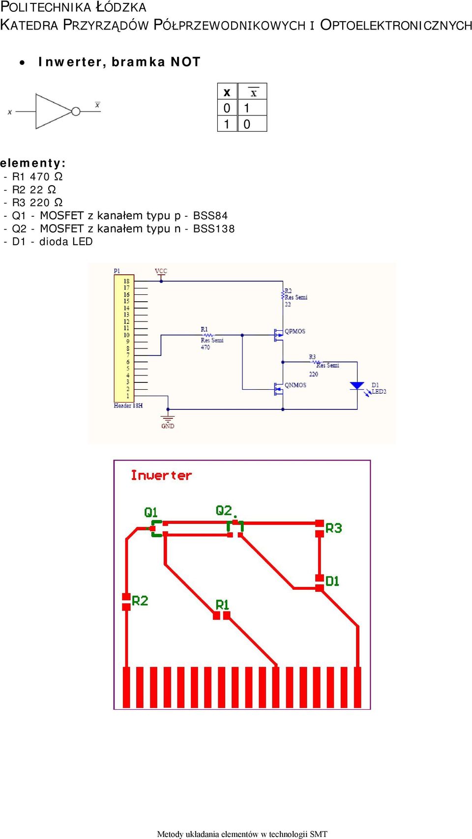 kanałem typu p - BSS84 - Q2 - MOSFET z