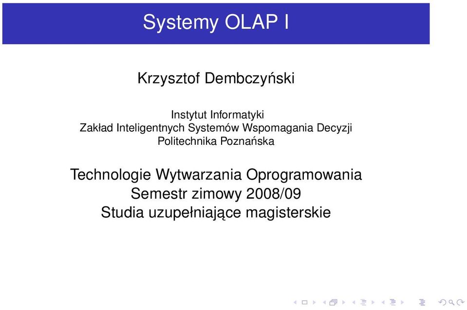 Decyzji Politechnika Poznańska Technologie Wytwarzania