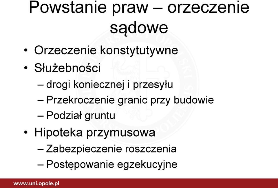 Przekroczenie granic przy budowie Podział gruntu