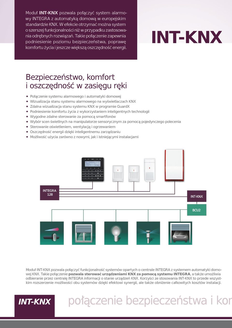 Takie połączenie zapewnia podniesienie poziomu bezpieczeństwa, poprawę komfortu życia i jeszcze większą oszczędność energii.