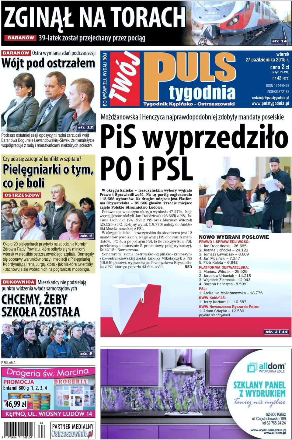 4 Oko³o 20 pielêgniarek przyby³o na spotkanie Komisji Zdrowia Rady Powiatu, które odby³o siê w miniony wtorek w siedzibie ostrzeszowskiego szpitala.