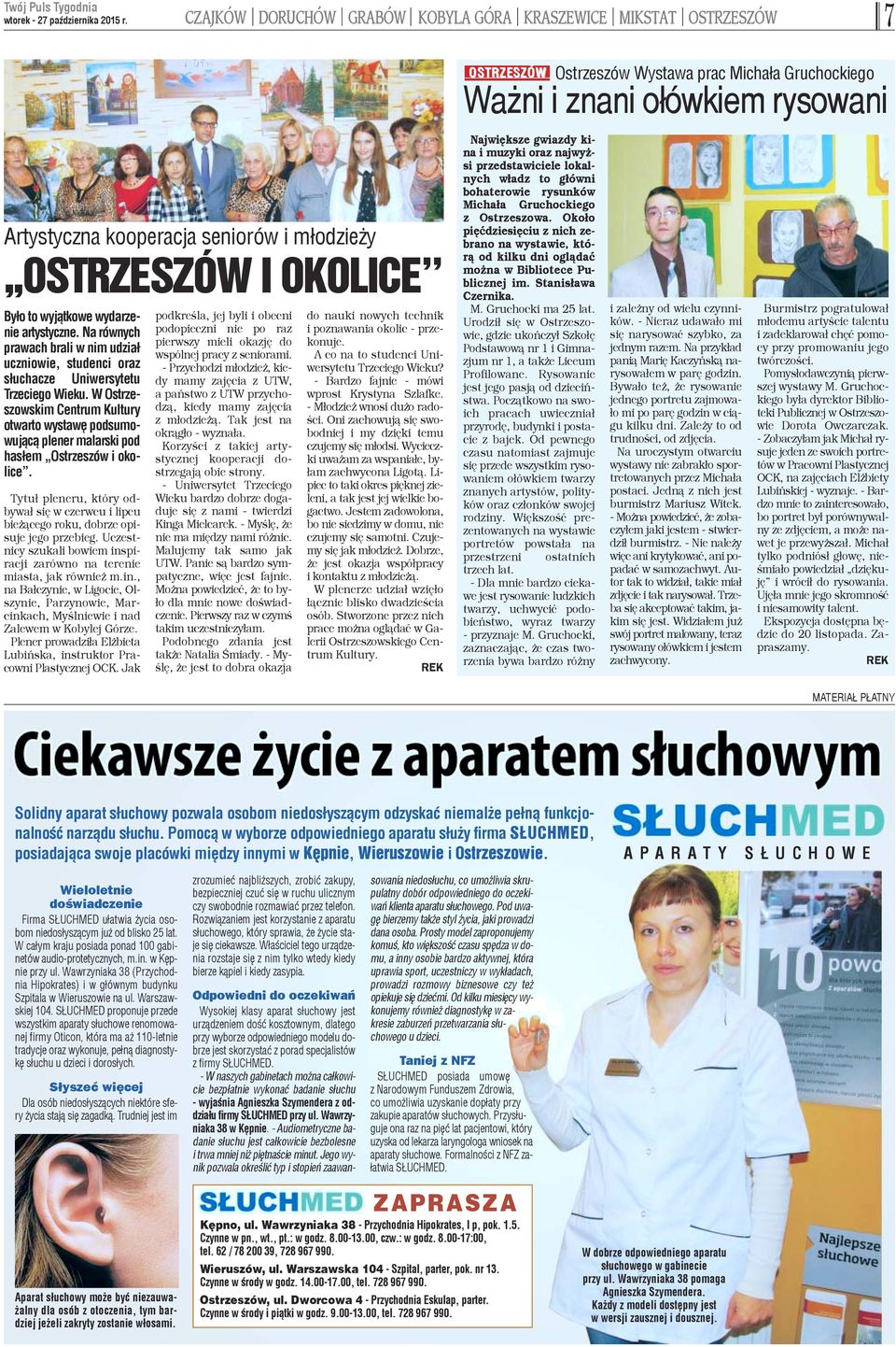 Na równych prawach brali w nim udzia³ uczniowie, studenci oraz s³uchacze Uniwersytetu Trzeciego Wieku.