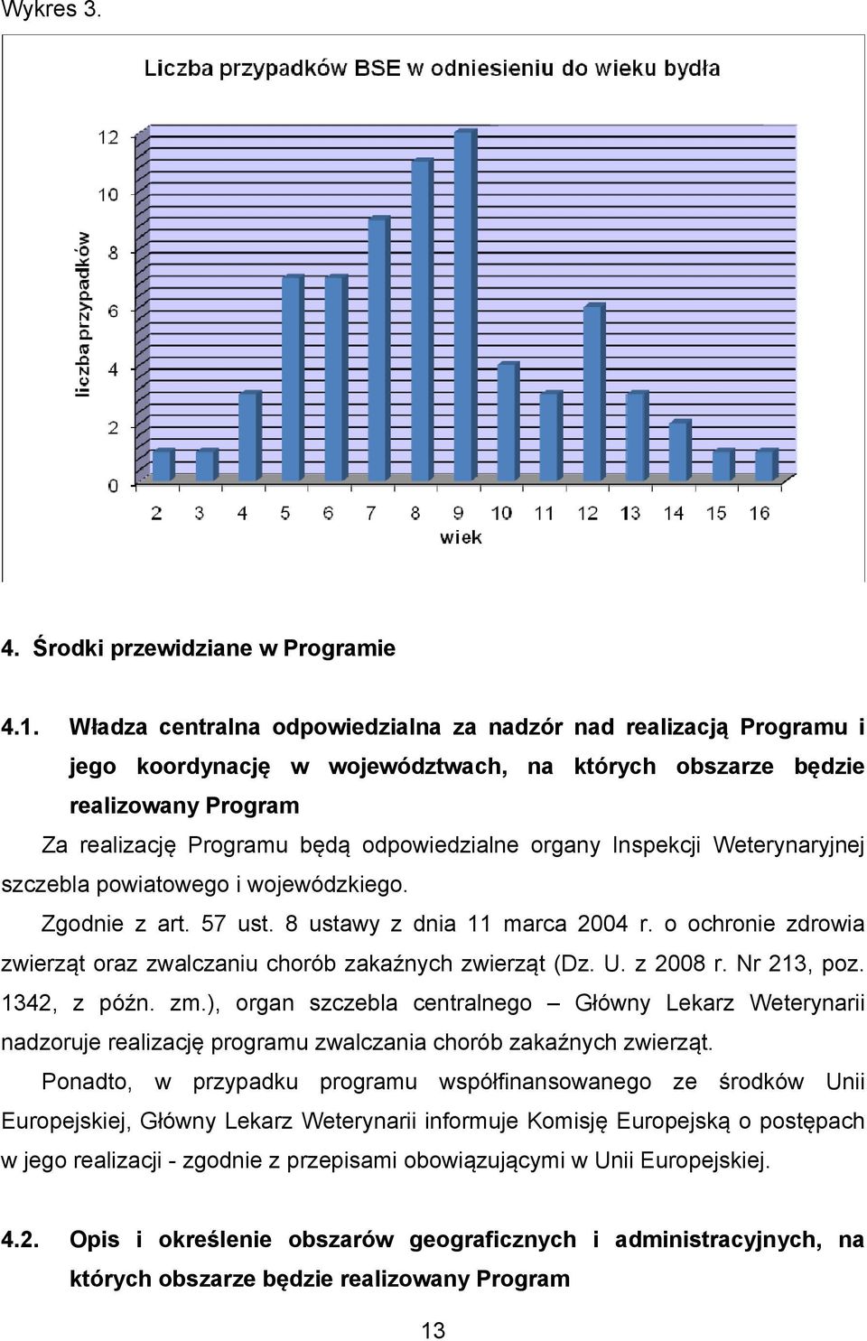 Inspekcji Weterynaryjnej szczebla powiatowego i wojewódzkiego. Zgodnie z art. 57 ust. 8 ustawy z dnia 11 marca 2004 r. o ochronie zdrowia zwierząt oraz zwalczaniu chorób zakaźnych zwierząt (Dz. U.