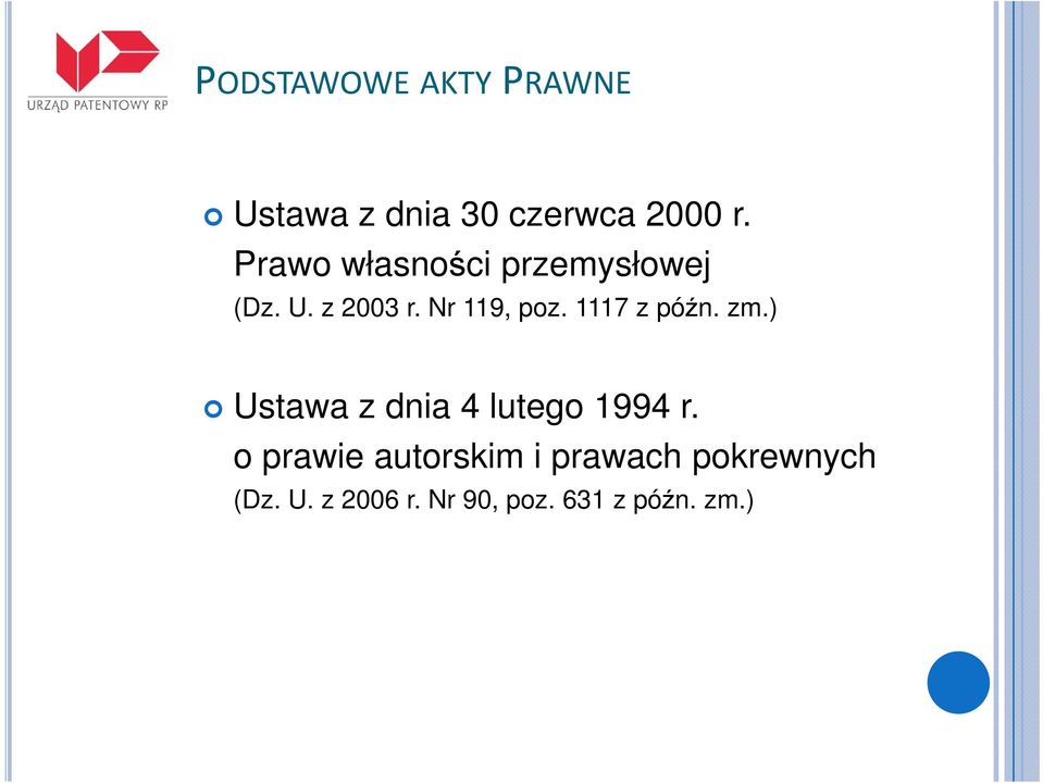 1117 z późn. zm.) Ustawa z dnia 4 lutego 1994 r.