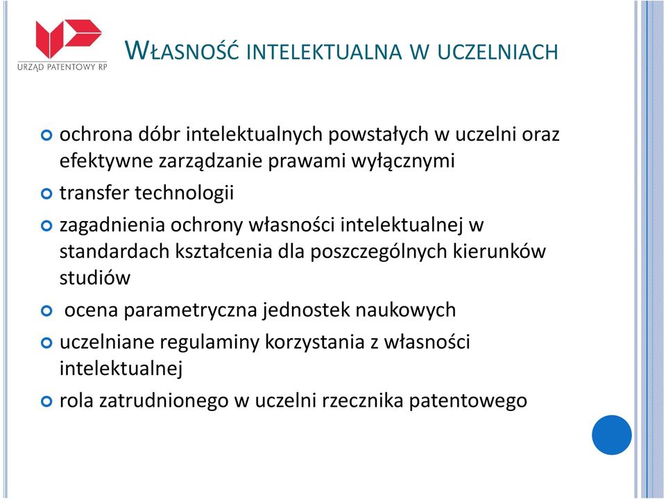 standardach kształcenia dla poszczególnych kierunków studiów ocena parametryczna jednostek naukowych