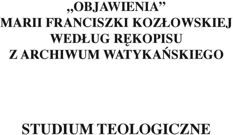 rękopisu z Archiwum Watykańskiego