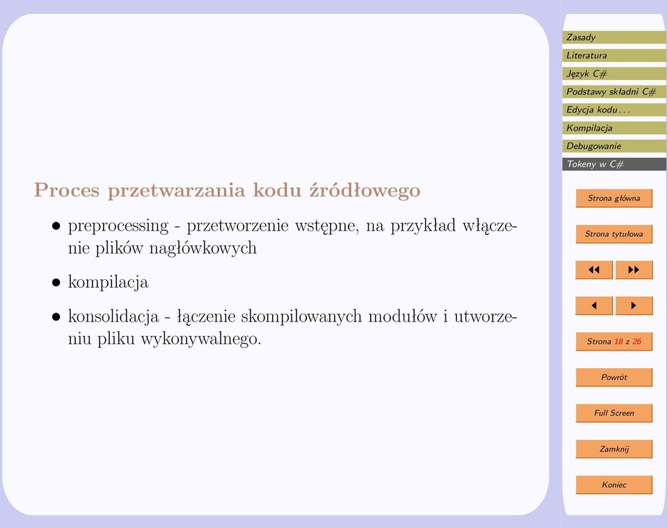 nagłówkowych kompilacja konsolidacja - łączenie