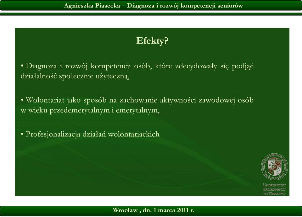 podjąć działalność społecznie użyteczną, Wolontariat jako