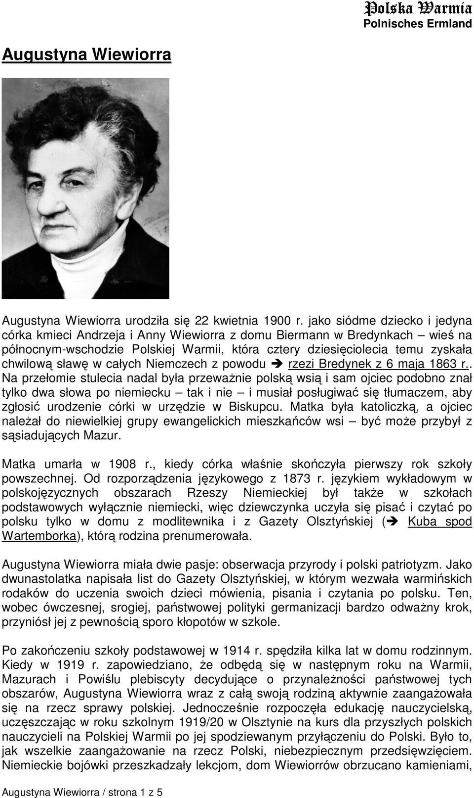 w całych Niemczech z powodu rzezi Bredynek z 6 maja 1863 r.