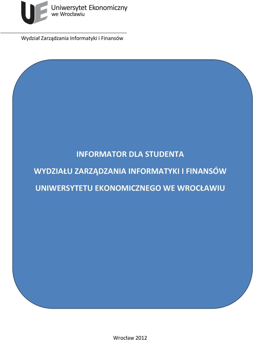INFORMATYKI I FINANSÓW