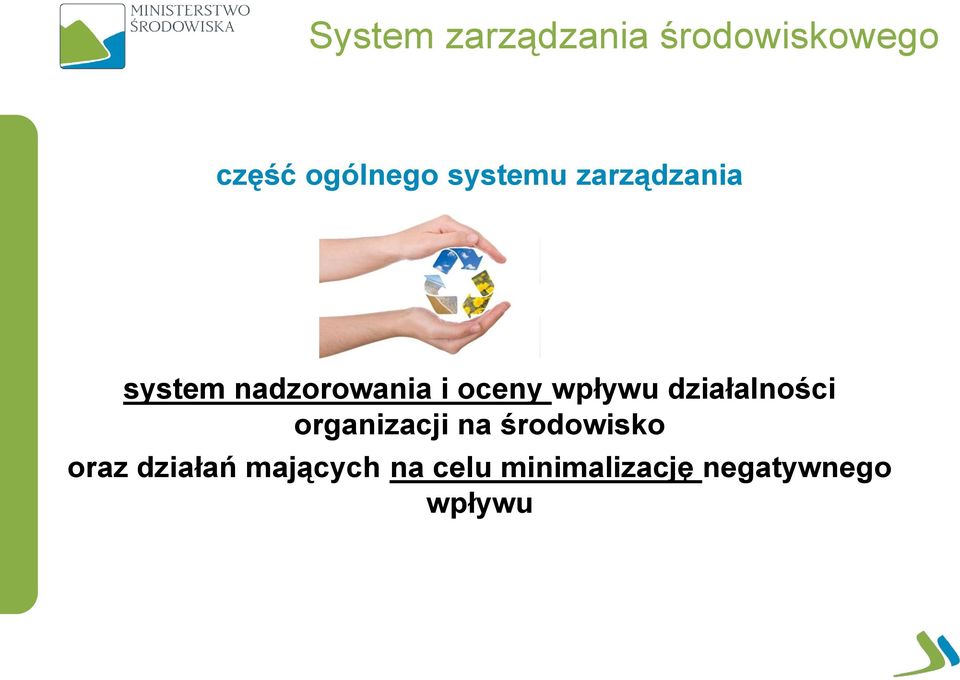 wpływu działalności organizacji na środowisko oraz