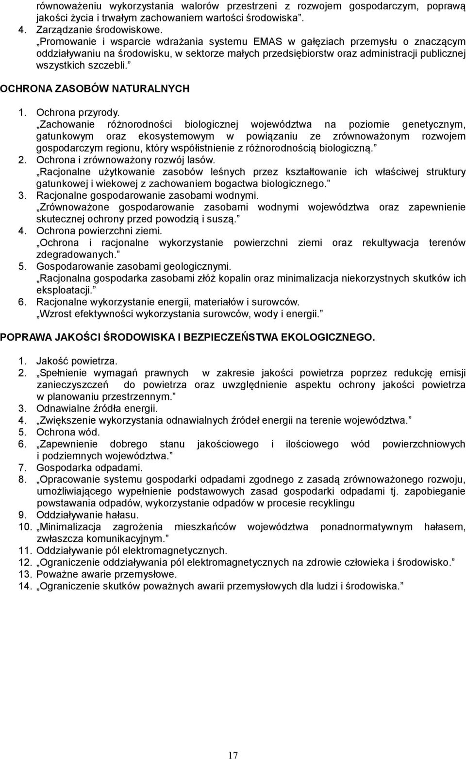 OCHRONA ZASOBÓW NATURALNYCH 1. Ochrona przyrody.