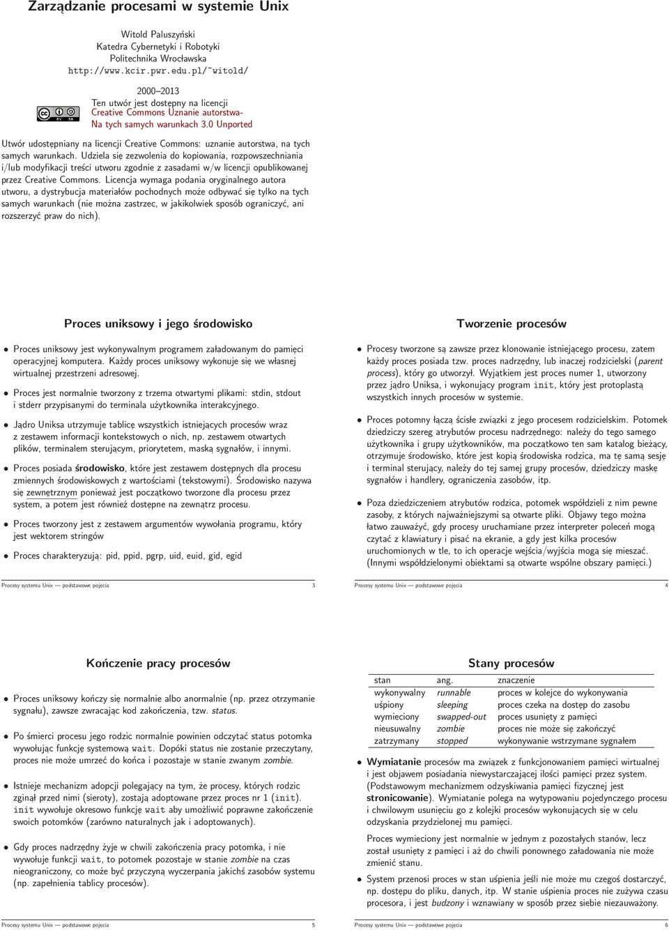 0 Unported Utwór udostepniany na licencji Creative Commons: uznanie autorstwa, na tych samych warunkach.