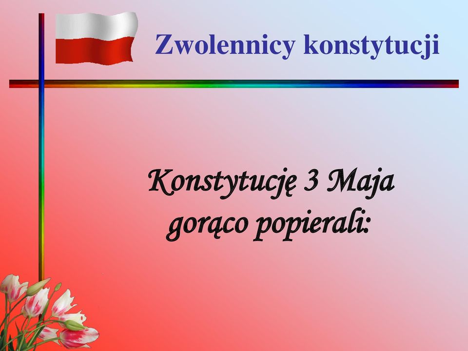 Konstytucję 3