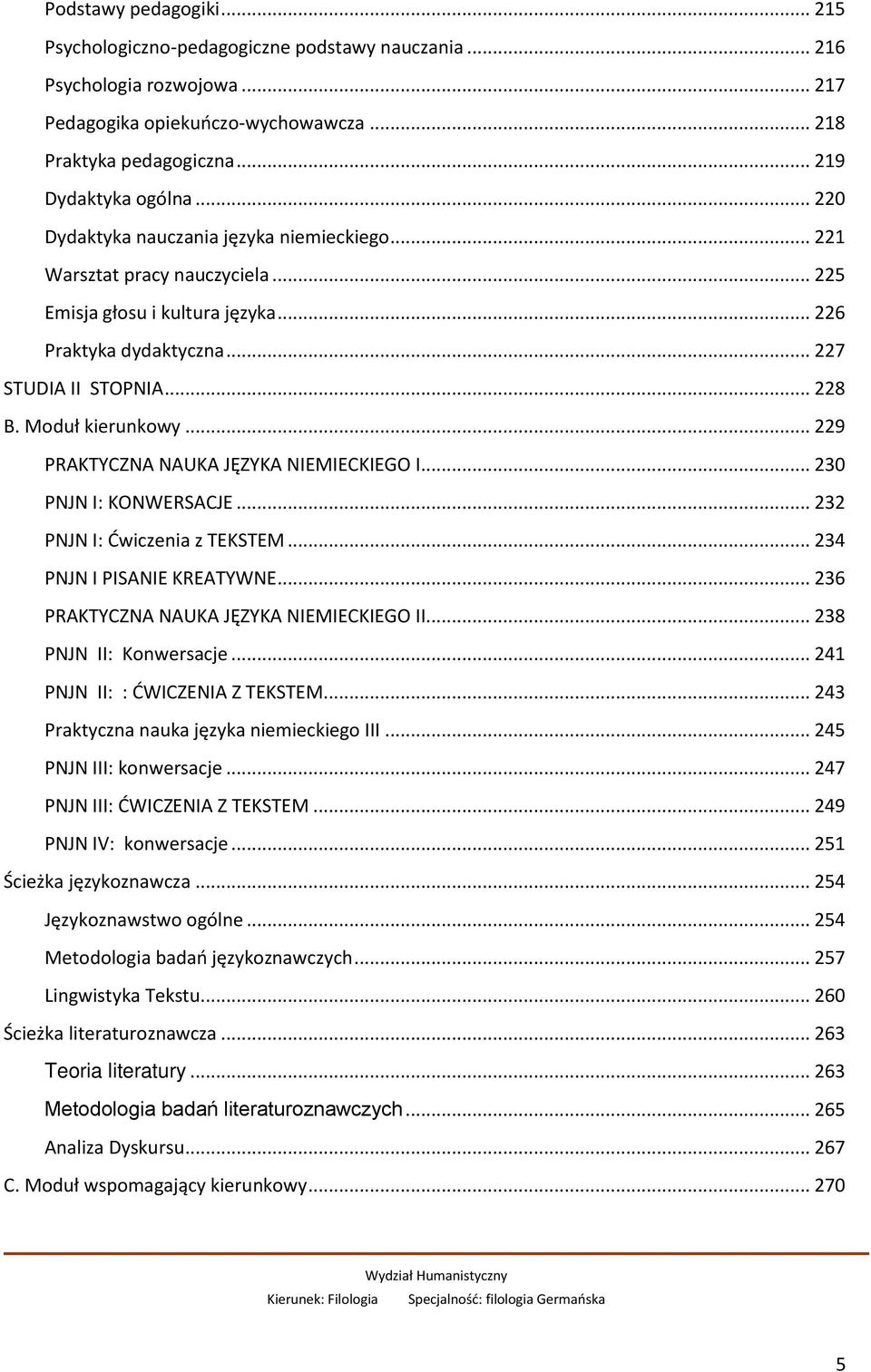 .. 229 PRAKTYCZNA NAUKA JĘZYKA NIEMIECKIEGO I... 230 PNJN I: KONWERSACJE... 232 PNJN I: Ćwiczenia z TEKSTEM... 234 PNJN I PISANIE KREATYWNE... 236 PRAKTYCZNA NAUKA JĘZYKA NIEMIECKIEGO II.