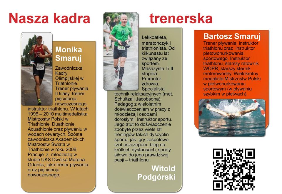 Szósta zawodniczka Akademickich Mistrzostw Świata w Triathlonie w roku 2008. Pracuje z młodzieżą w klubie UKS Dwójka Morena Gdańsk, jako trener pływania oraz pięcioboju nowoczesnego.