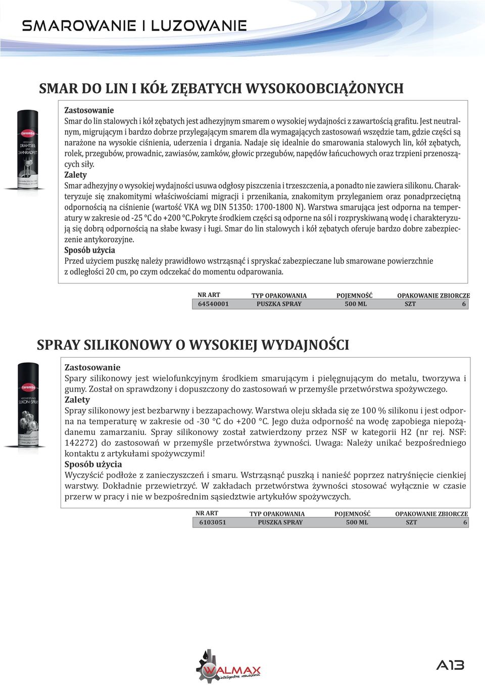 Warstwa oleju składa się ze 100 % silikonu i jest odporna na temperaturę w zakresie od -30 C do +200 C. Jego duża odporność na wodę zapobiega niepożądanemu zamarzaniu.