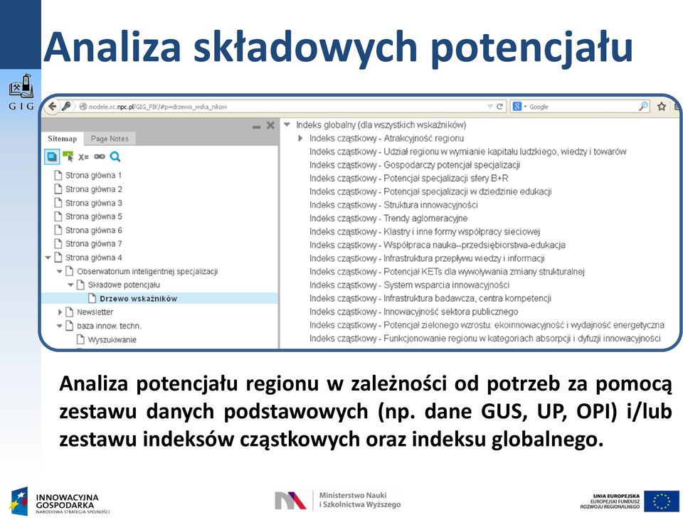 danych podstawowych (np.