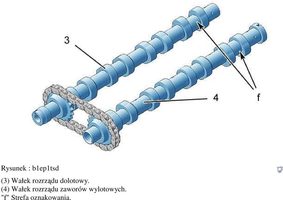 (4) Wałek rozrządu zaworów