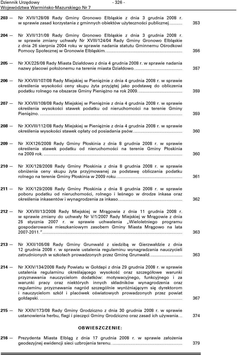 w sprawie zmiany uchwały Nr XVIII/124/04 Rady Gminy Gronowo Elbląskie z dnia 26 sierpnia 2004 roku w sprawie nadania statutu Gminnemu Ośrodkowi Pomocy Społecznej w Gronowie Elbląskim.