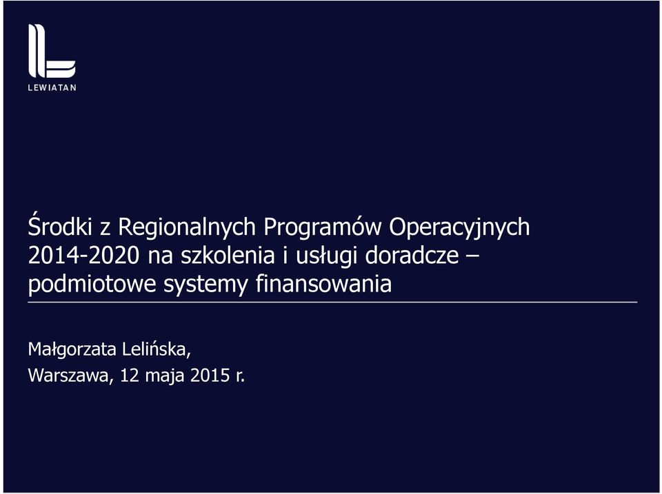 podmiotowe systemy finansowania Małgorzata