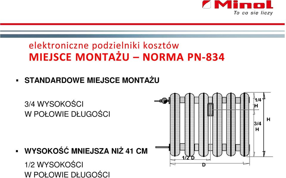 WYSOKOŚCI W POŁOWIE DŁUGOŚCI WYSOKOŚĆ